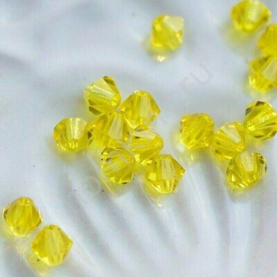 Купить Биконус Preciosa 4мм, Citrine, 1шт