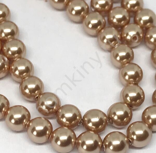 Жемчуг Австрия, #769 Crystal Rose Gold Pearl, 4мм, 1шт