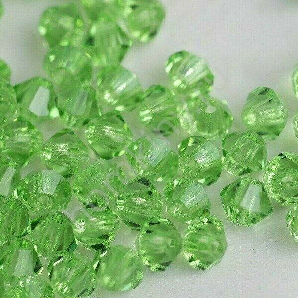 Биконус Preciosa 4мм, Peridot, 1шт