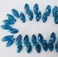 Купить Бриолеты 6*12мм, Blue Zircon, стекло, 1шт