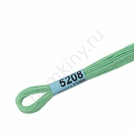 Купить Мулине Gamma 100% хлопок, #5208 мятный